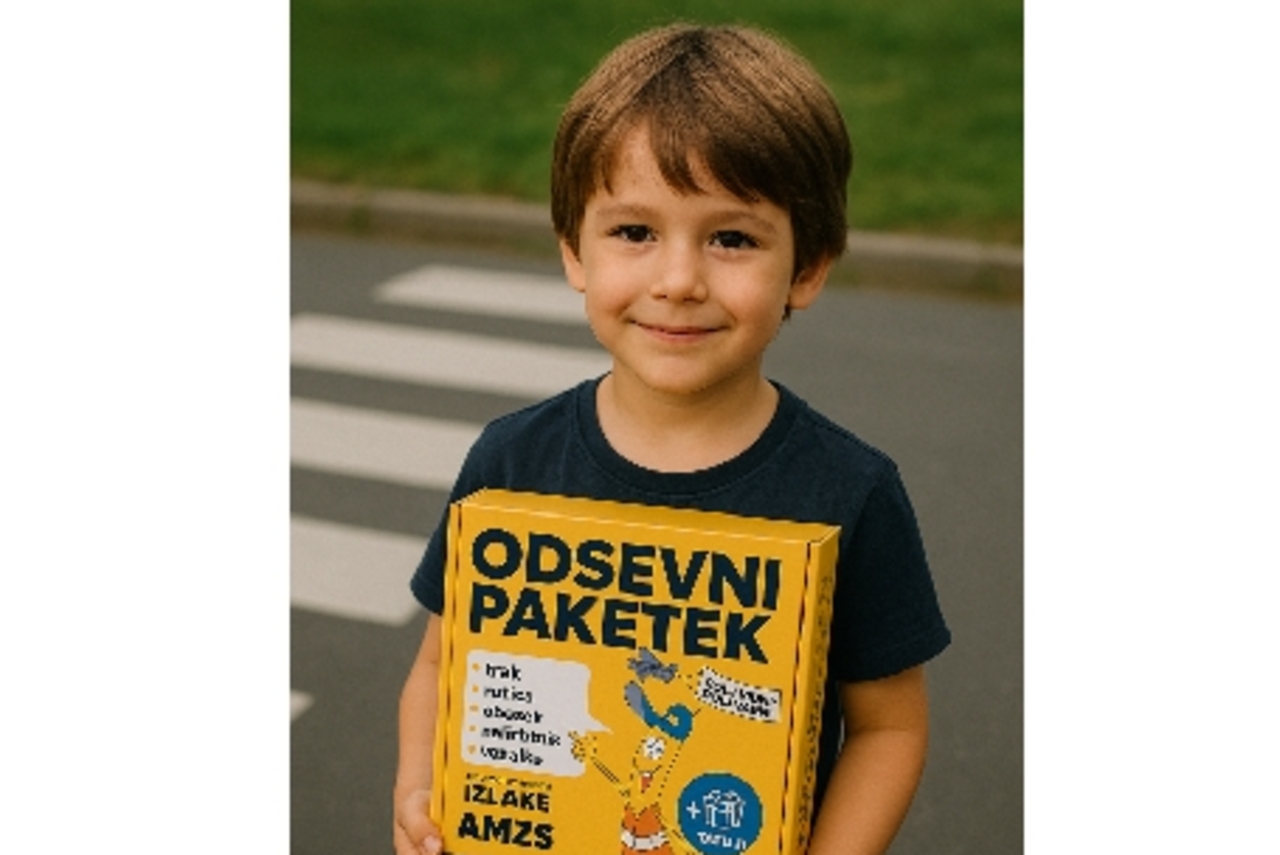 Odsevni paketki za bodoče prvošolce na Izlakah in Mlinšah